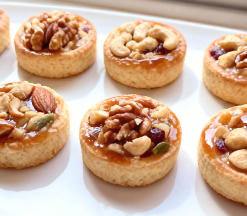 Golden Honey Nut Delights 金蜜堅果塔